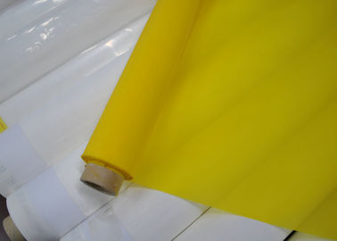 ประเทศจีน ผ้าตาข่ายโพลีเอสเตอร์ไมครอน 47T สำหรับงานพิมพ์เซรามิคสีขาว / เหลือง ผู้ผลิต