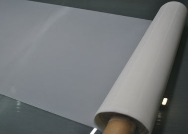 ประเทศจีน ความยืดหยุ่นต่ำผ้าโพลีเอสเตอร์สีขาว Bolting 60 ตาข่ายสำหรับการพิมพ์ / กรอง PCB ผู้ผลิต