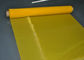 สีเหลือง 64T - 55 ไมครอนโพลีเอสเตอร์การพิมพ์หน้าจอตาข่ายสำหรับแผงวงจรพิมพ์ ผู้ผลิต